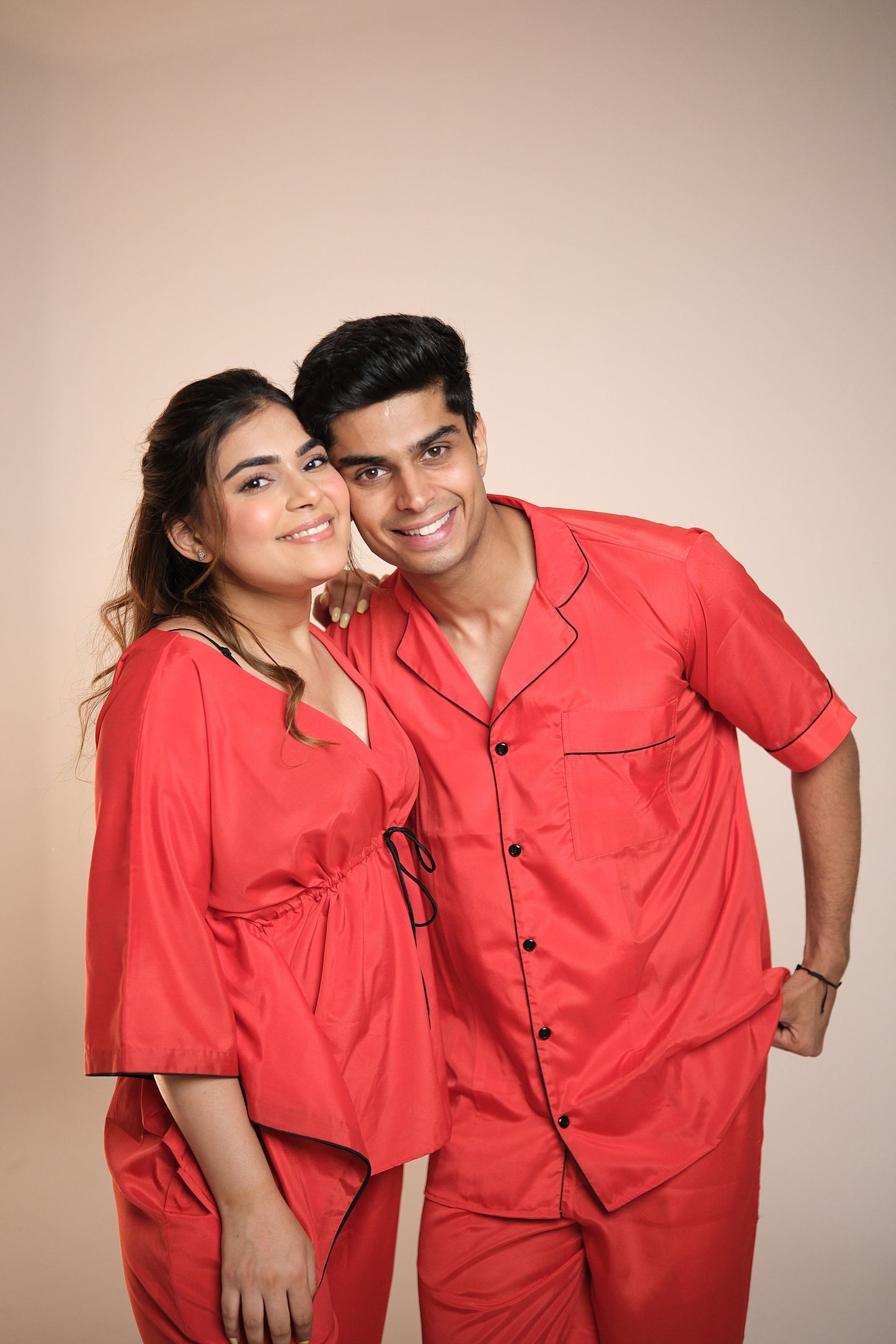 Weekend Vibe (Cloud Grey) – Couple Matching Lounge Set