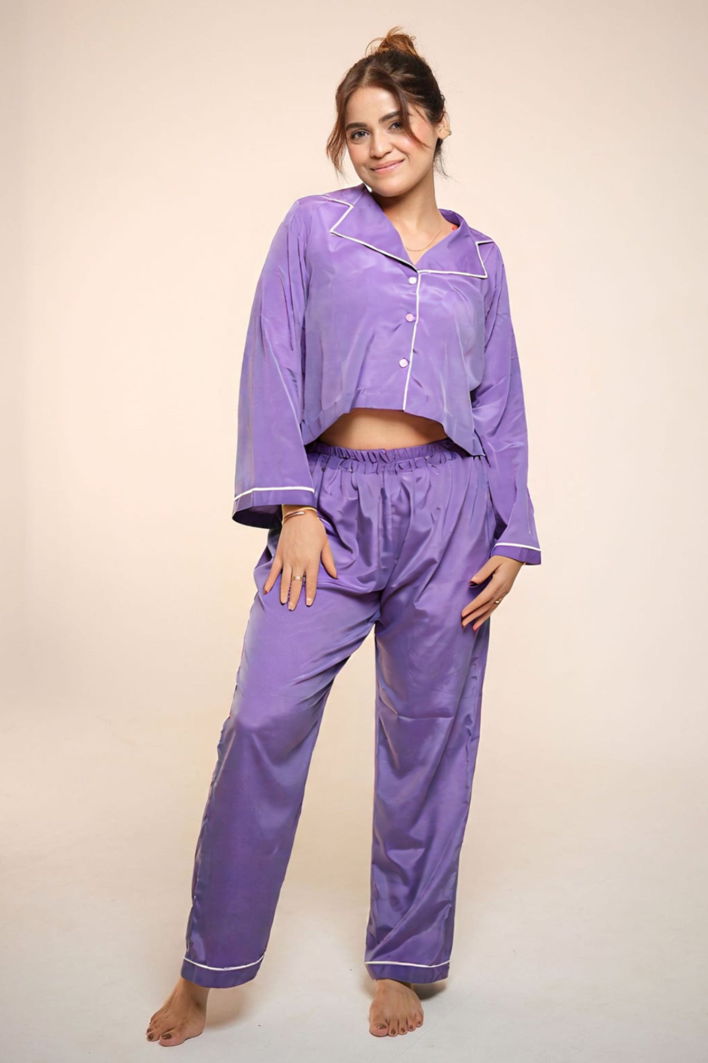 Cloud Nine – Cropped PJ Lounge Set