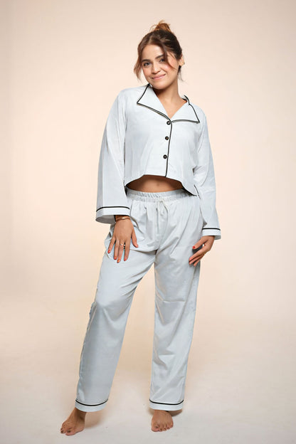 Cloud Nine – Cropped PJ Lounge Set