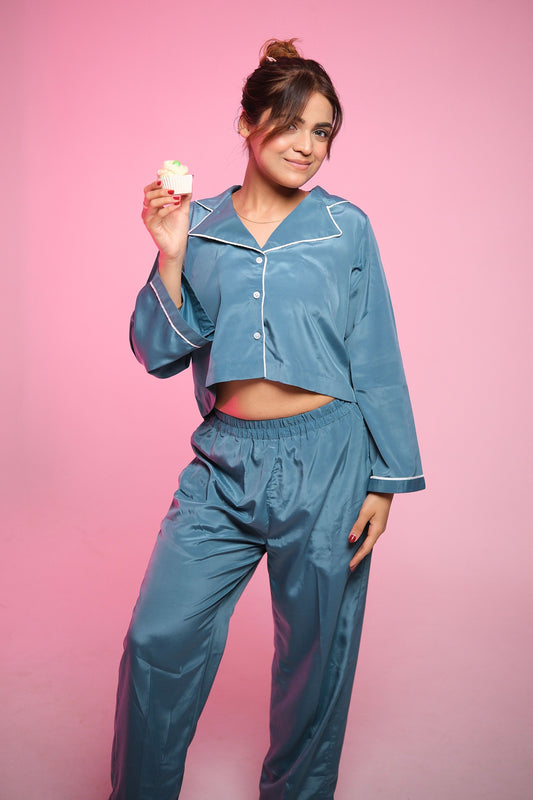 Cloud Nine – Cropped PJ Lounge Set