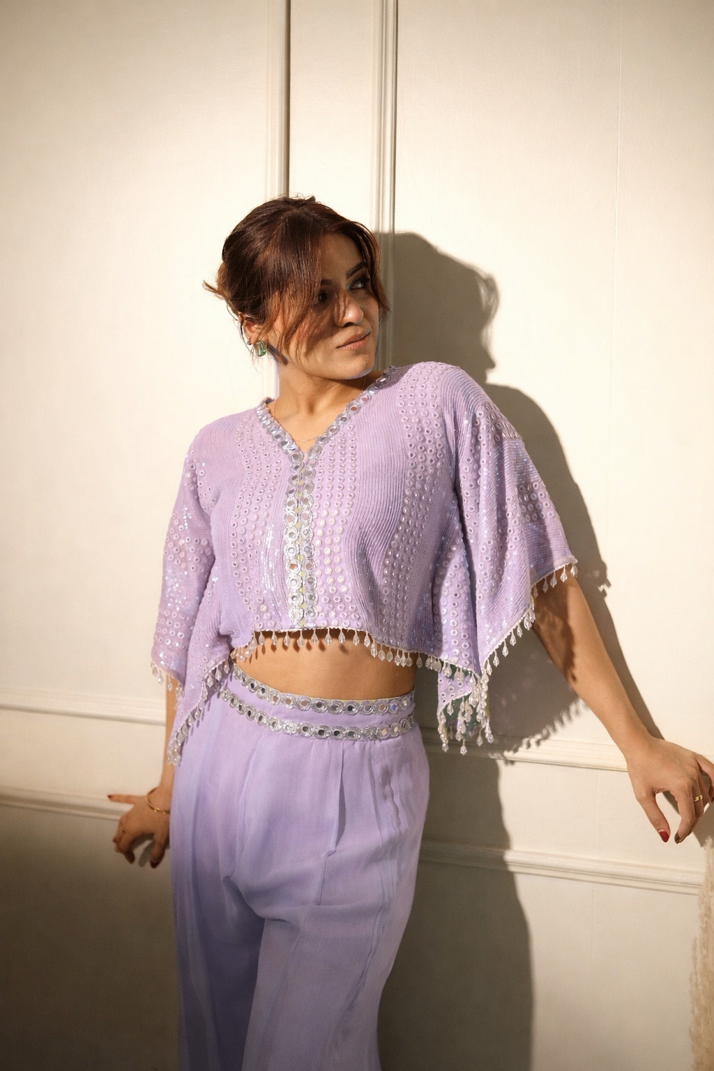 Lime Light – Mirrorwork Fusion Coord Set