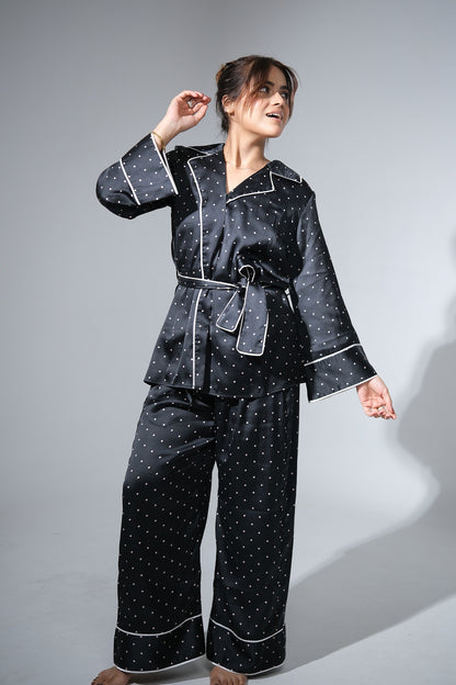 Midnight Sundae – Polka Pajama Set