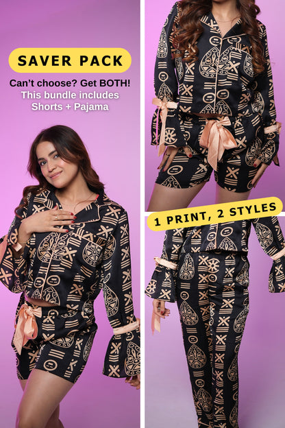 Snooze with a Twist – PJ Lounge Set